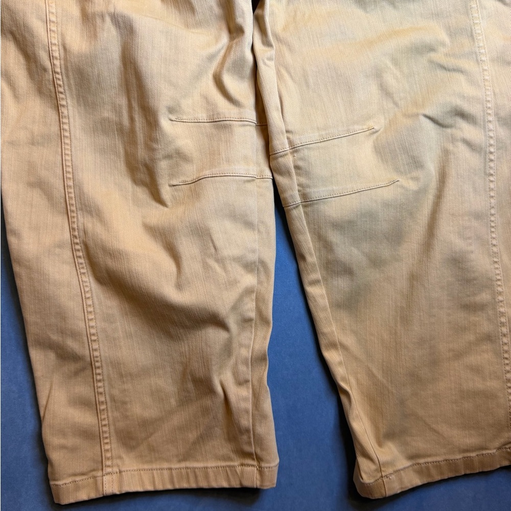LOGO KHAKI Yellow‎ Denim Barrel Pants Size 18 WP - Picture 7 of 8
